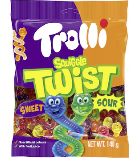 Trolli Squiggle Twist 140g