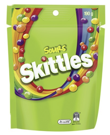 Skittles Sour Hangsell 190g