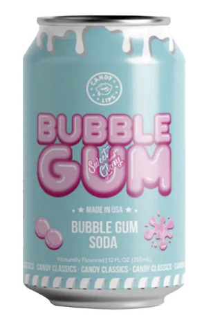 US Candy Lips Bubble Gum Soda 355ml