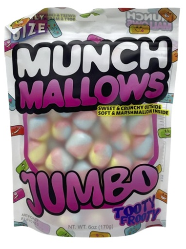 Munch Mallows Jumbo Tooty Frooty 200g