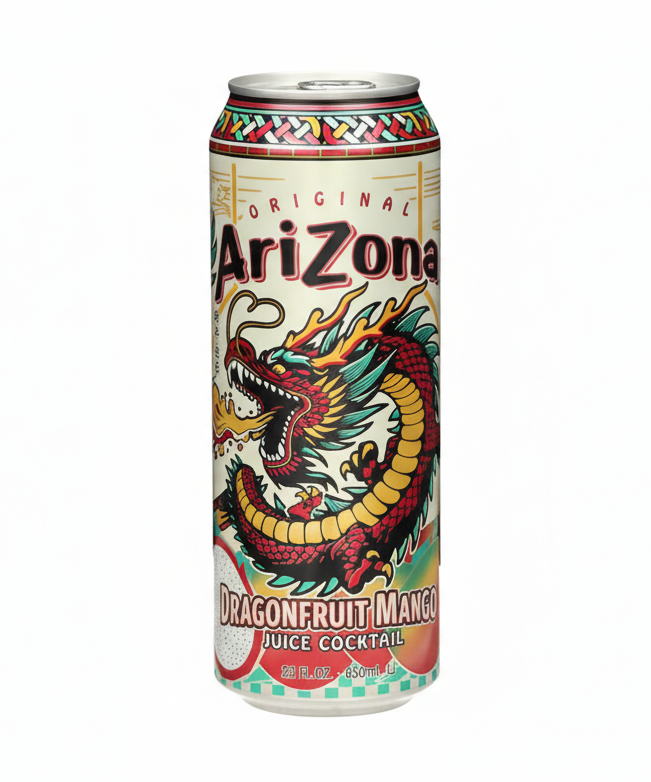 Arizona Dragonfruit Mango Juice Cocktail 650ml - Tom's Confectionery Warehouse