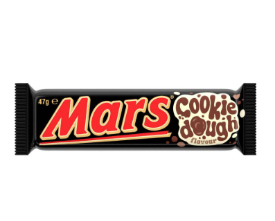Mars Cookie Dough Flavoured Milk Chocolate Bar 47g - Tom's Confectionery Warehouse
