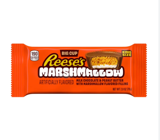 US Reese's Big Cup Chocolate Peanut Butter & Marshmallow Cups King Size 79g