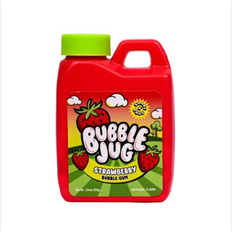 Bubble Jug Strawberry Bubble Gum 55g