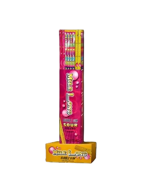 Mile Long Strawberry Bubble Gum 85g