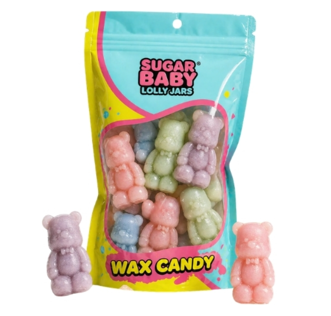 Sugar Baby Wax Candy Bears 120g