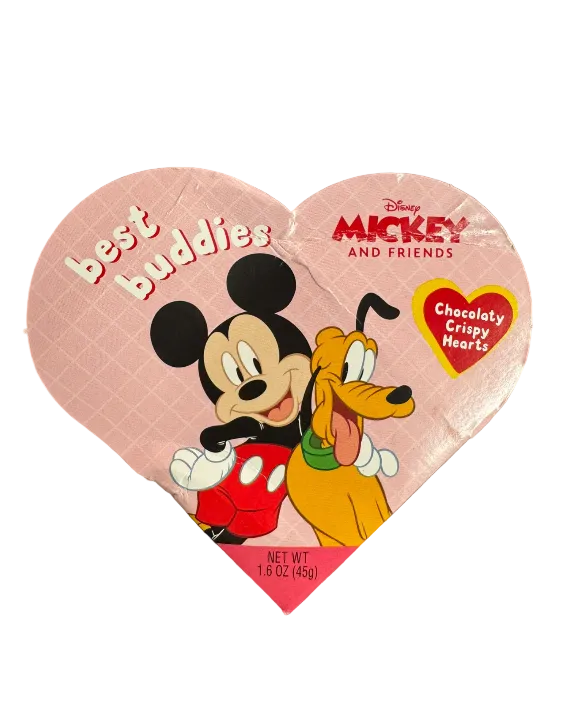 US Disney Mickey and Friends Crispy Chocolate Heart 45g