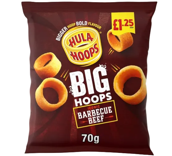 Hula Hoops BBQ Beef Rings 70g