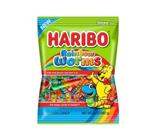 Haribo Rainbow Worms 142g