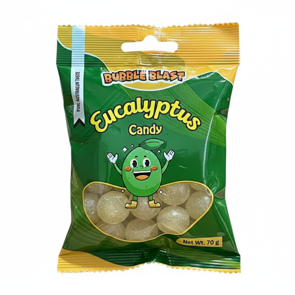 Bubble Blast Eucalyptus Candy 70g