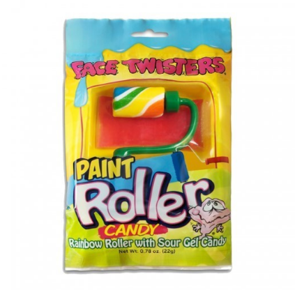 Rainbow Roller With Sour Gel Candy 22g