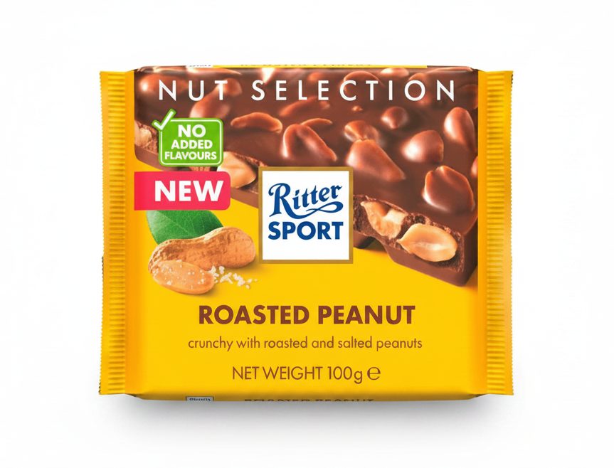 Ritter Sport Milk Roast Peanut Chocolate 100g