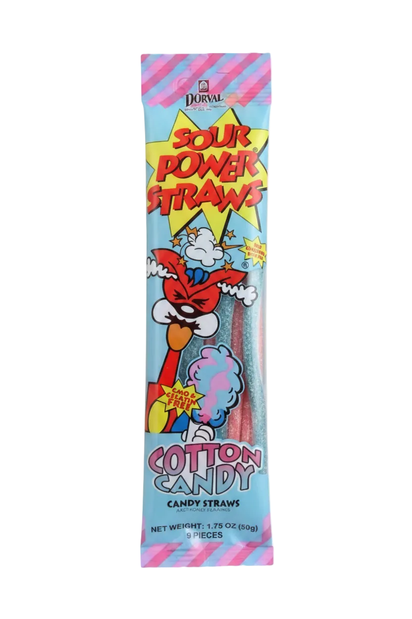 US Sour Power Cotton Candy 50g