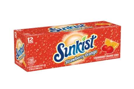 Sunkist Strawberry Orange 355ml