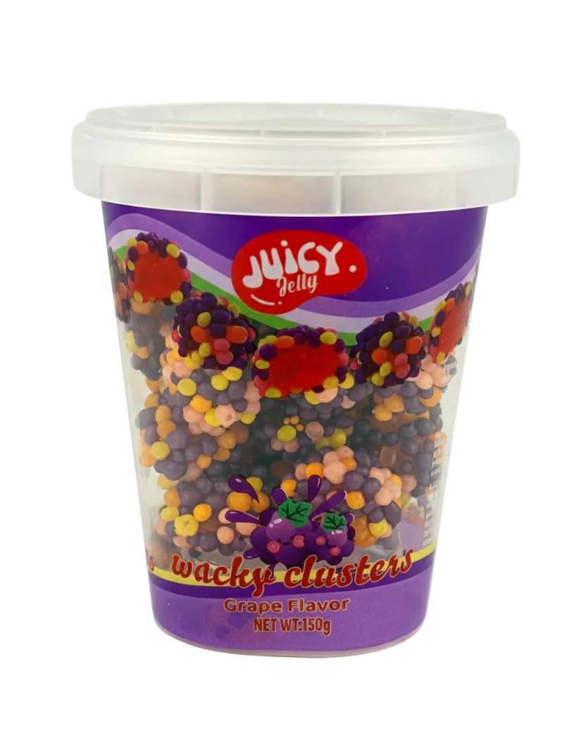 Juicy Jelly Wacky Cluster Grape Cup 150g