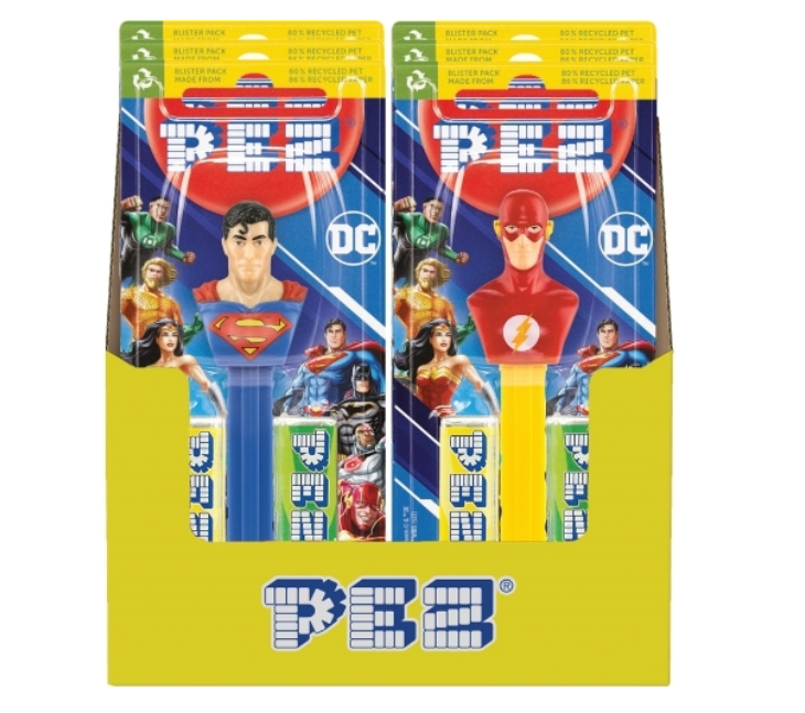 Pez Dispenser DC Comics Superheroes 17g - Tom's Confectionery Warehouse