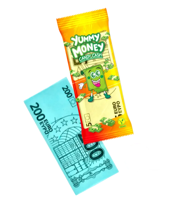 Swedish Yummy Money Candy Cash 8g