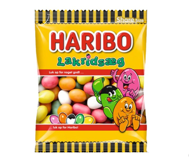 Haribo Nappar Skum-Lakrits 120g