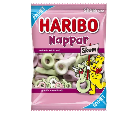 Haribo Nappar Skum 120g