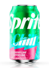 Sprite Chill Cherry Lime Soda Can 355ml