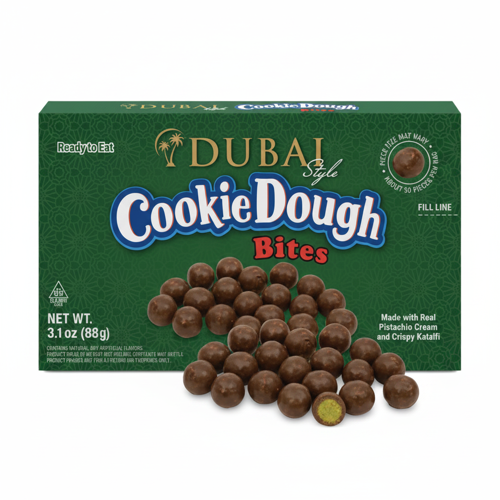 Dubai Chocolate Cookie Dough Bites 88g