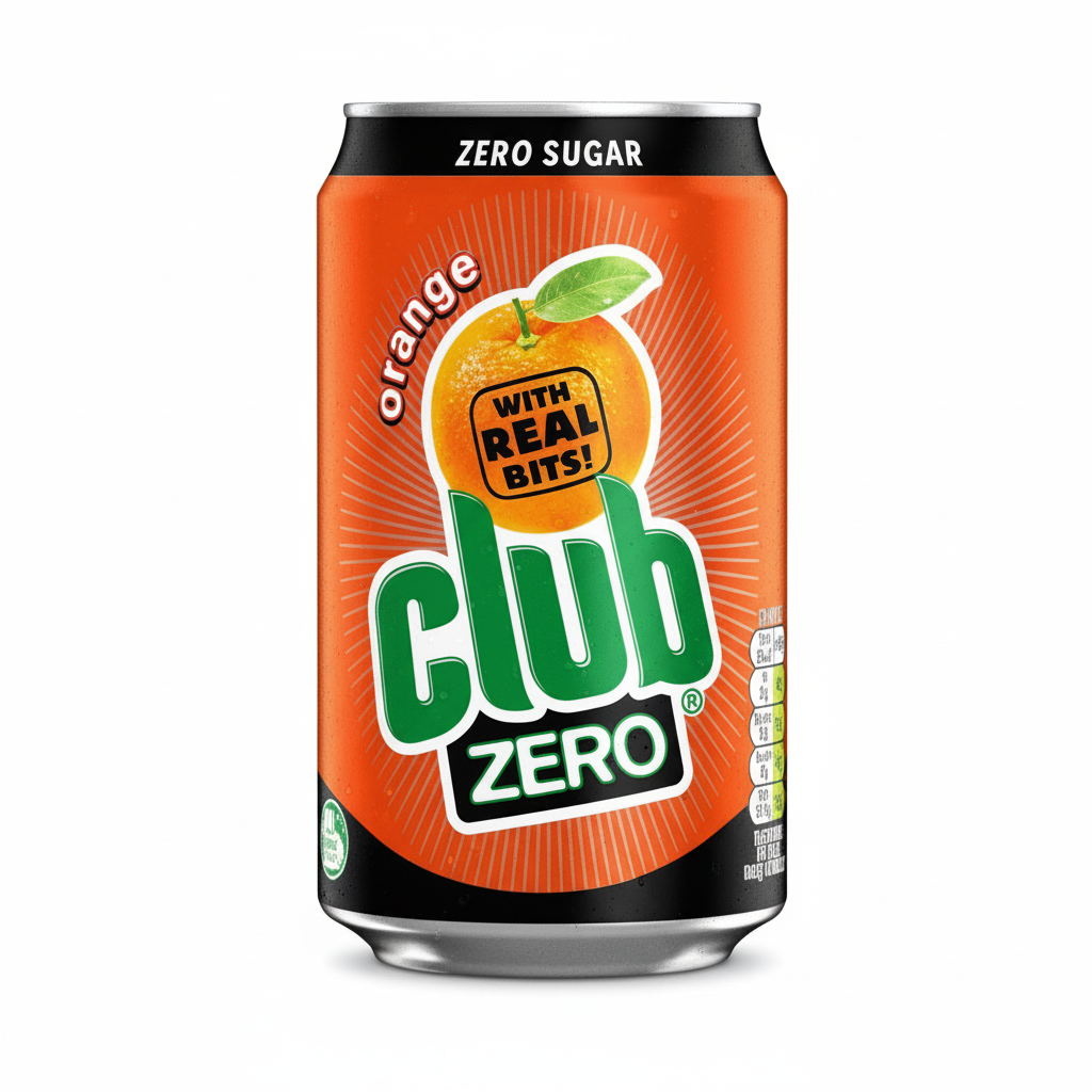 UK Club Orange Zero Can 330ml