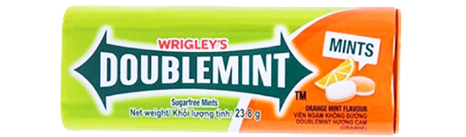 Wrigley's Doublemint Orange Hard Candy Asia 23g