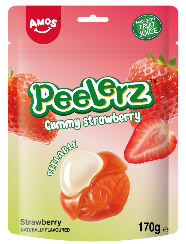 Amos Peelerz Strawberry 170g