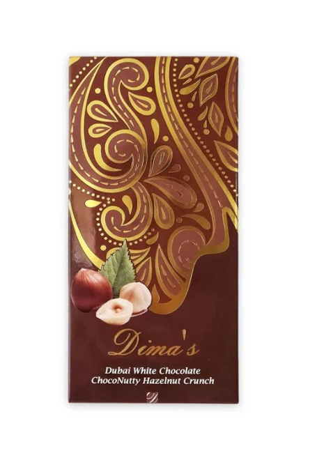 Dima's Dubai Hazelnut White Chocolate 195G