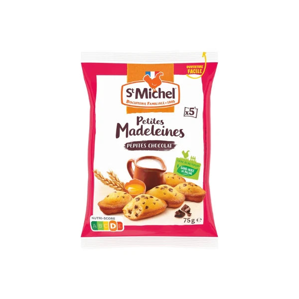 France St Michel Chocolate Chip Madeleines 75g