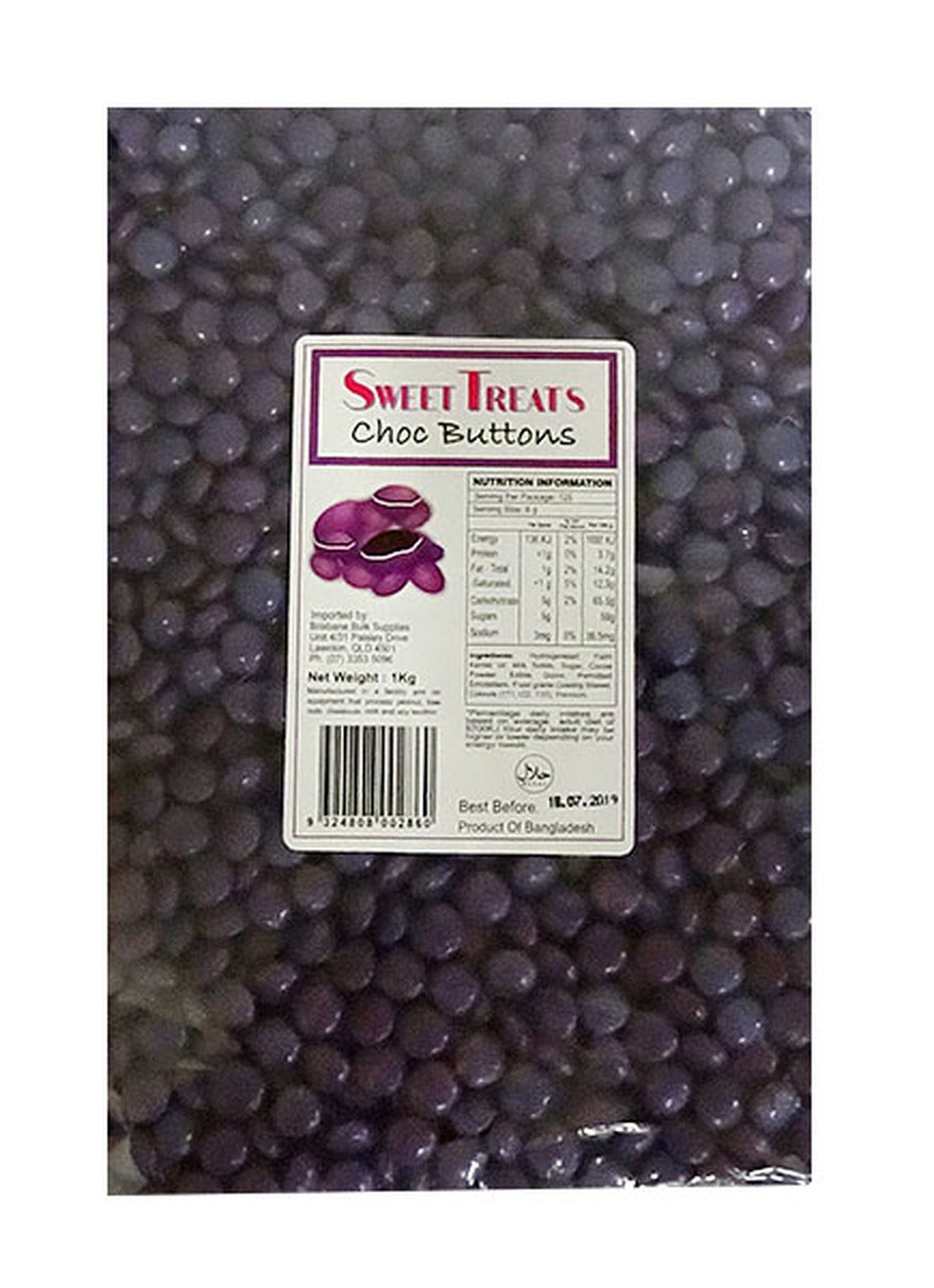 Sweet Treats Choc Buttons Purple