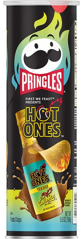US Pringles Hot Ones Verde 158g
