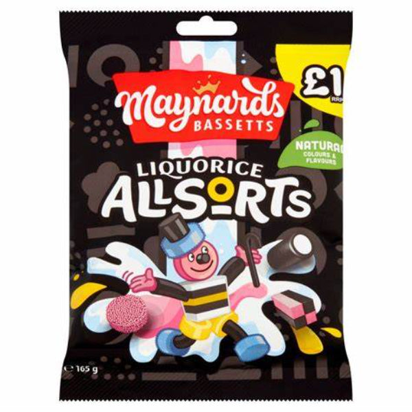 Maynards Bassets Liquorice Allsorts 130g