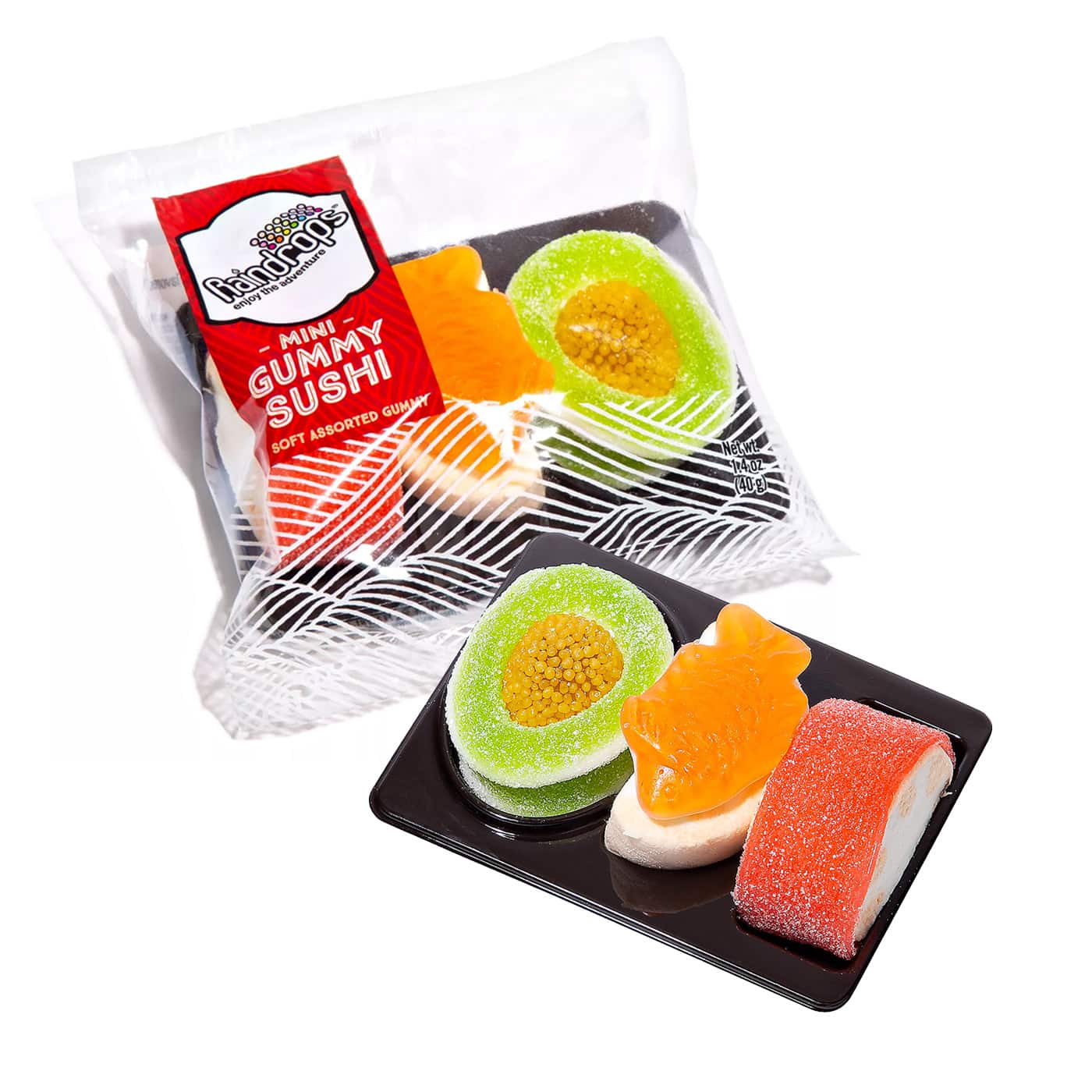 RAINDROPS GUMMY MINI SUSHI 40G