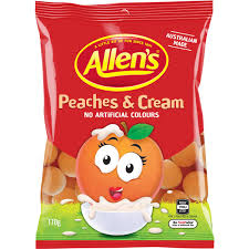 Allen's Peaches & Cream 170g