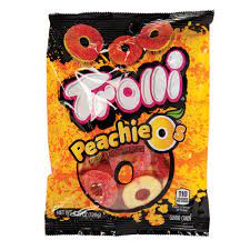Trolli Peachie-O's Peg Bag