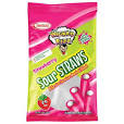 Wicked Fizz Strawberry Sour Straws - 70g