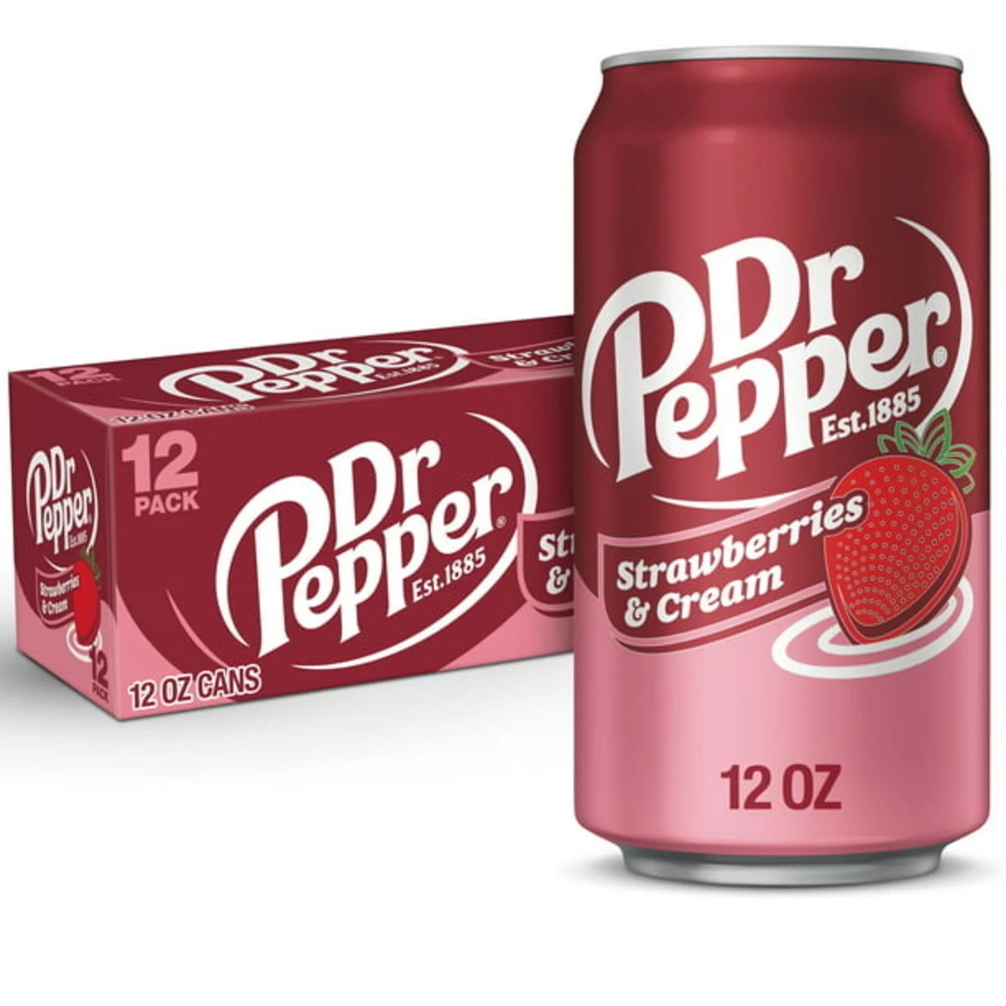 US Dr Pepper Strawberry Ceam 355ml