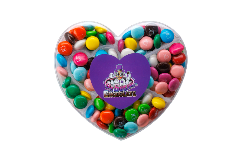 120g CHOCOLATE BEANS BUTTON-HEART