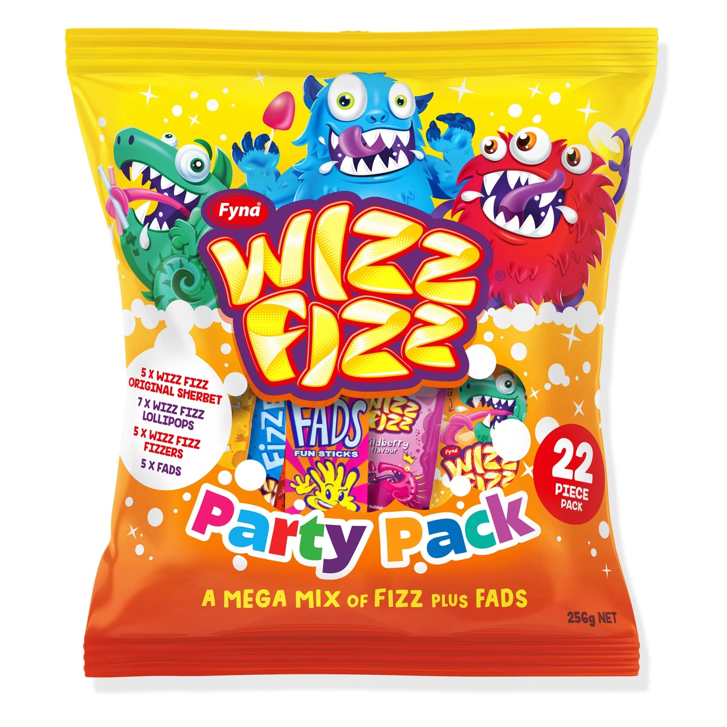 Fyna Wizz Fizz Party Pack 256g