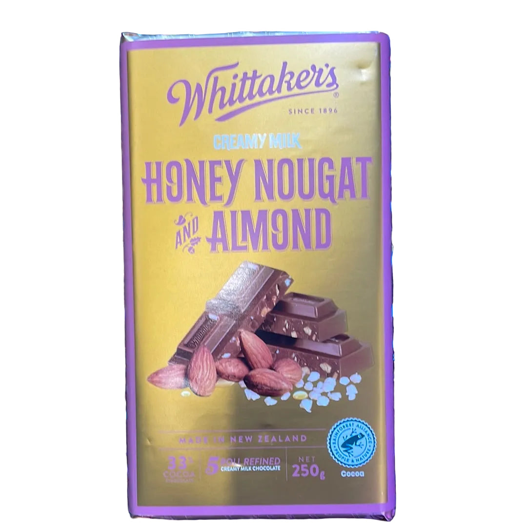 Whittaker's Honey Nougat & Almond 250g