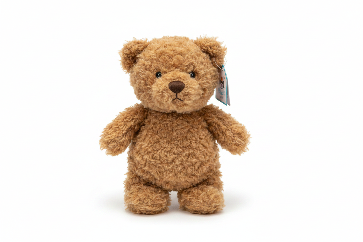 Jelly Cat Small Brown Bear with no background