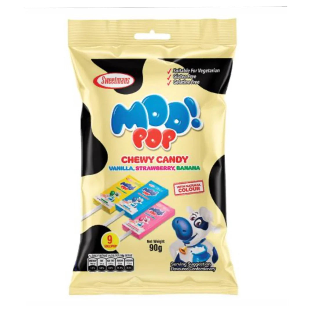 Moo Chewy Pop fun size bag 90g