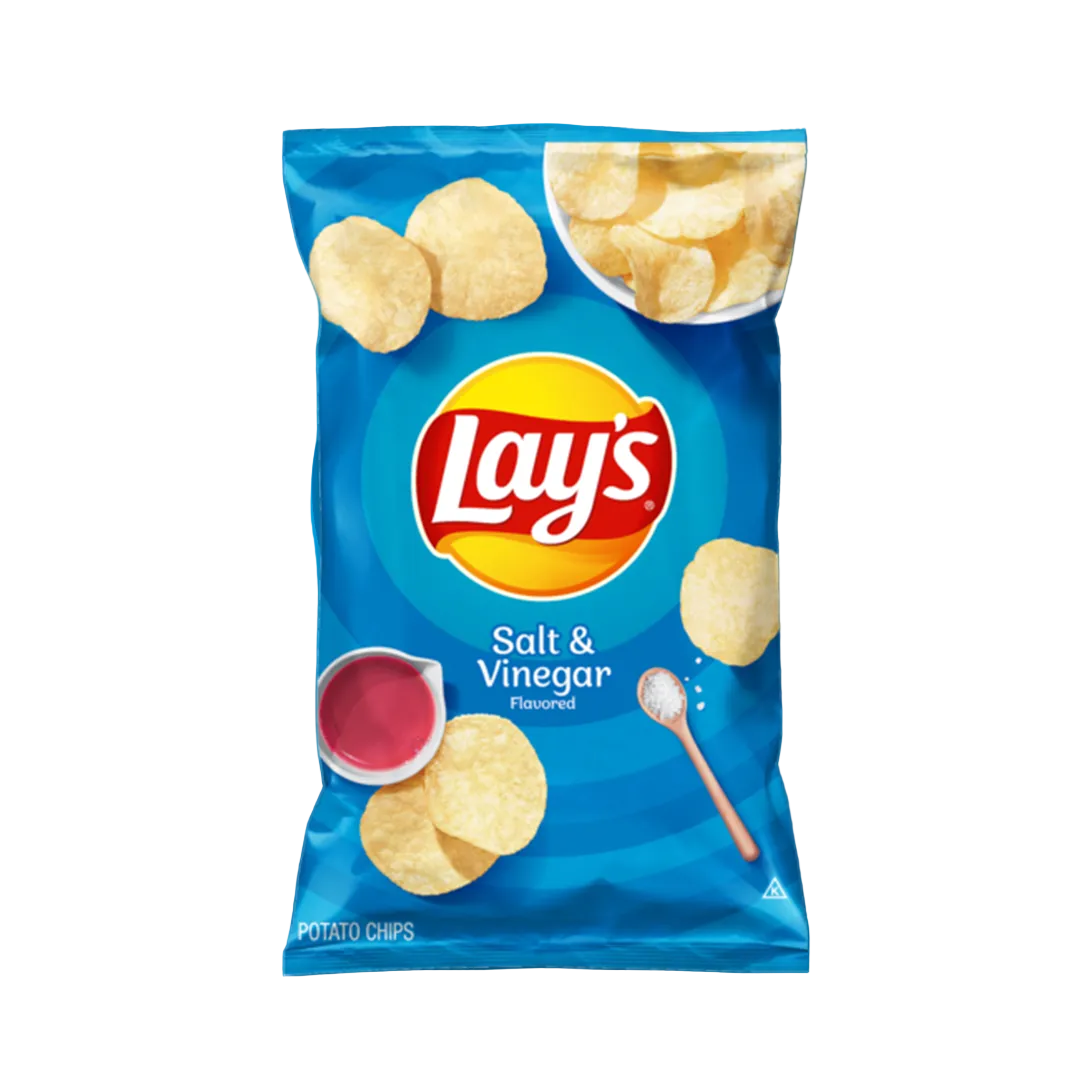 Lay's Salt & Vinegar 184g - Tom's Confectionery Warehouse