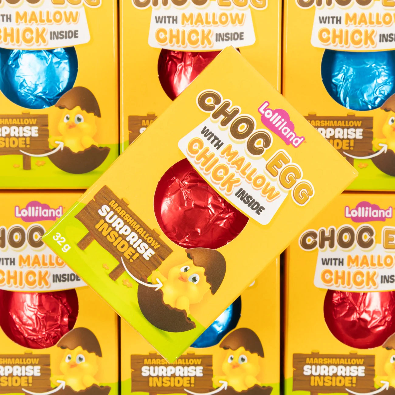 Choc Egg with Mallow Chick 32g