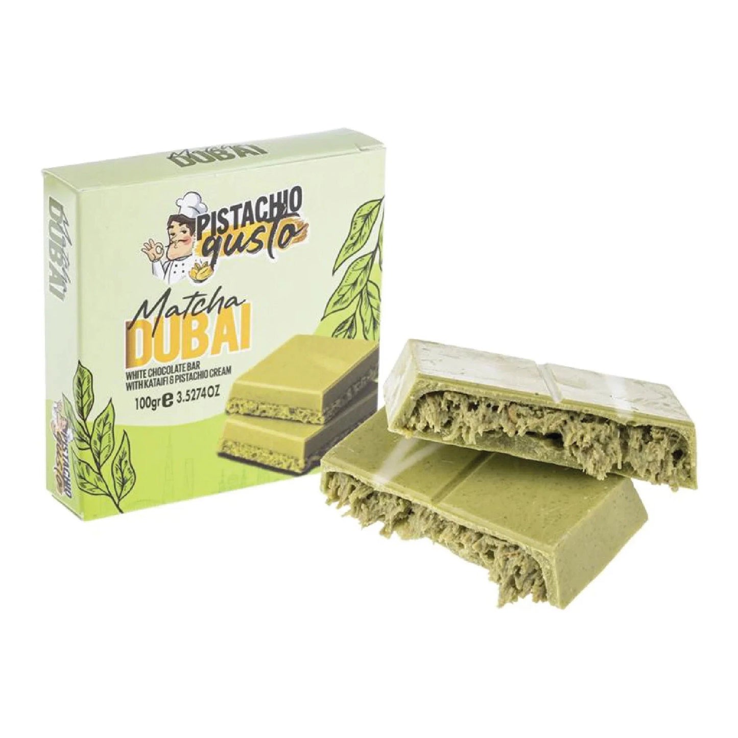 US Pistacho Gusto Matcha Dubai 100g