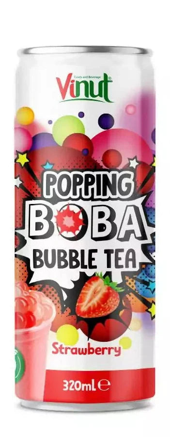 Popping Boba Strawberry Can 320ml