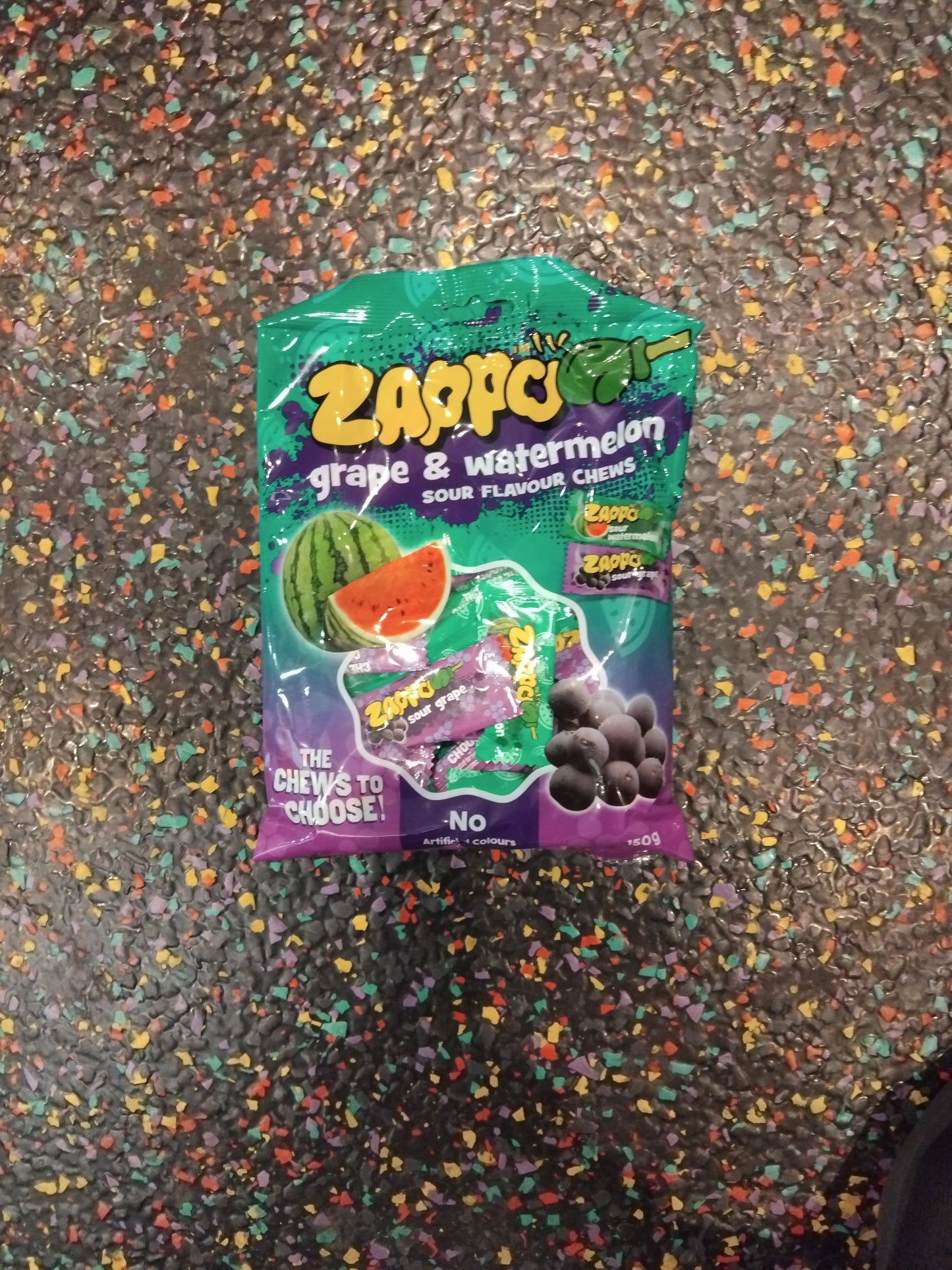 Zappo grape/watermelon 150g - Tom's Confectionery Warehouse
