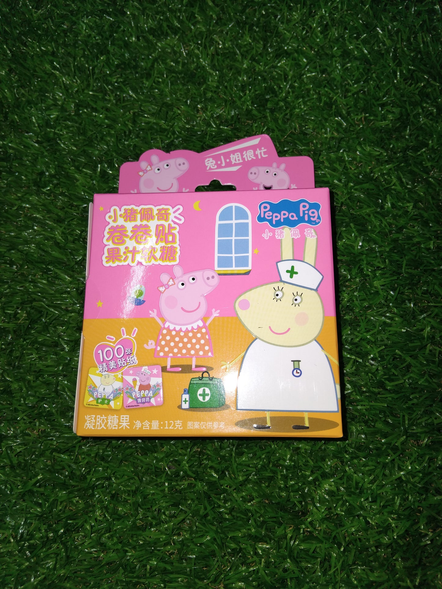 Peppa pig roll stick with fruit juice candy 12g