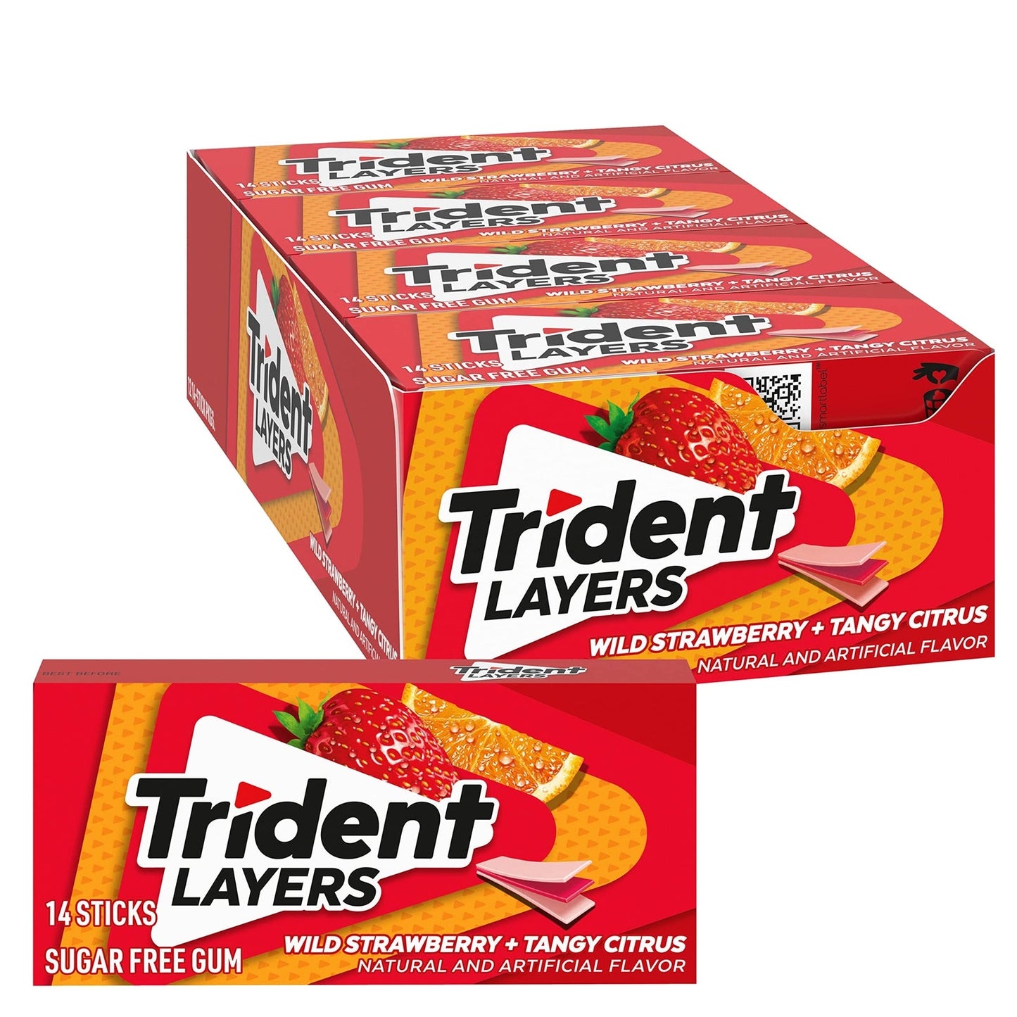 TRIDENT LAYER STRAW CITRUS 12